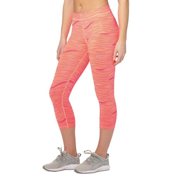 puma leggings orange
